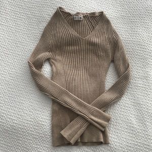 Mango Long Sleeve top cropped